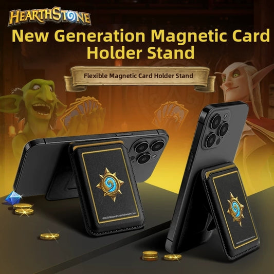 Hearthstone Magnetic Wallet Doubles as Phone Stand - alternate view