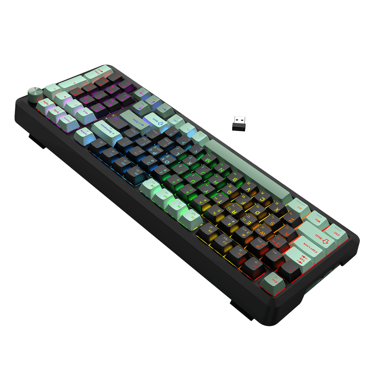BRAGI K688 PRO QWERTY Korean Layout Keyboard, image 9 of 9 - enlarged view