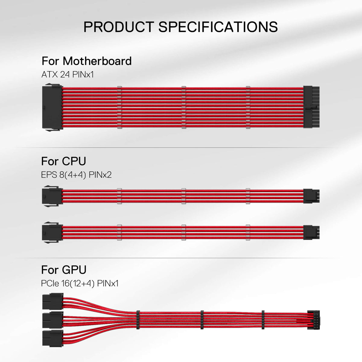GCP07 Power Extension Cable Kit, image 6 of 6 - enlarged view