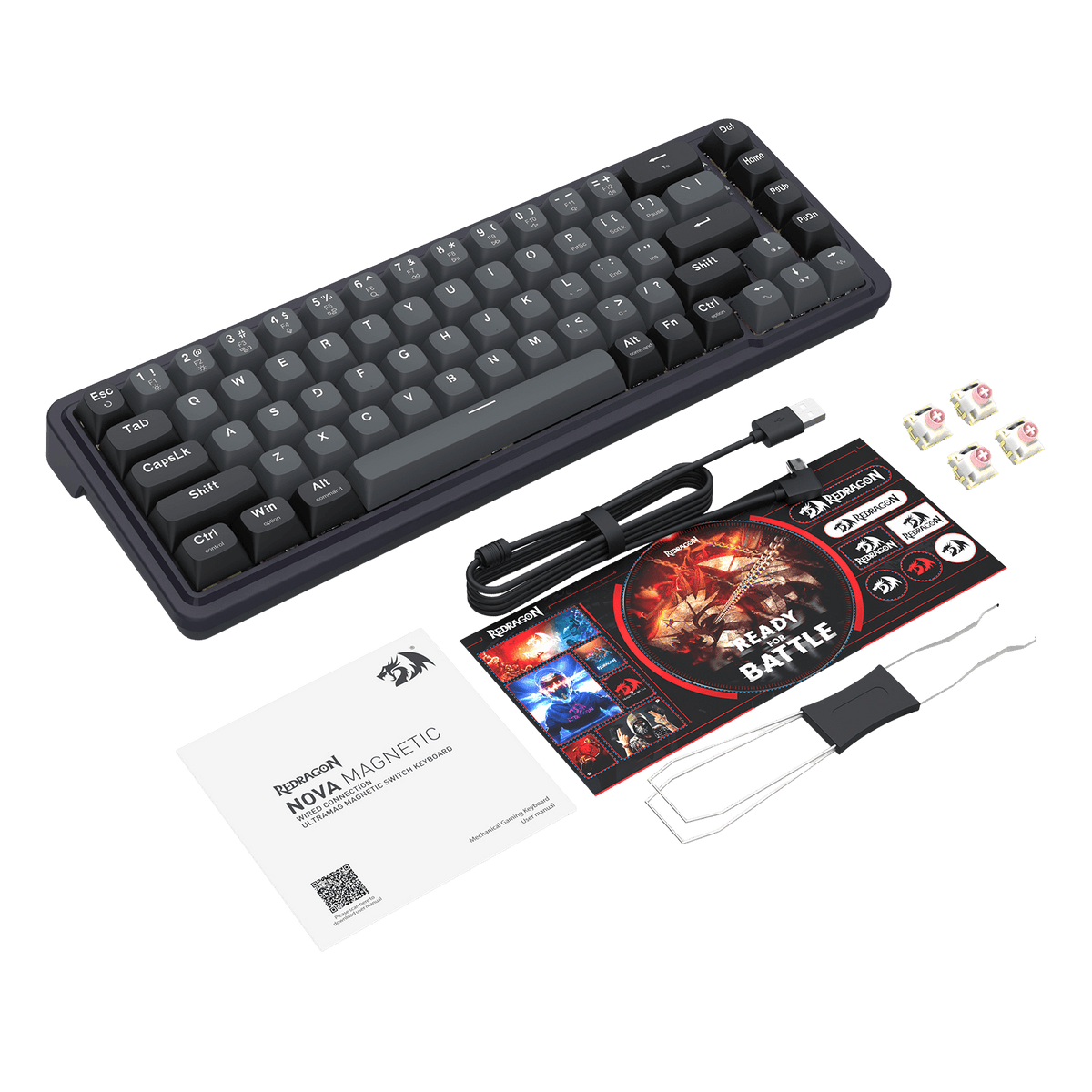NOVA K709 HE Rapid Trigger Gaming Keyboard, image 11 of 11 - enlarged view
