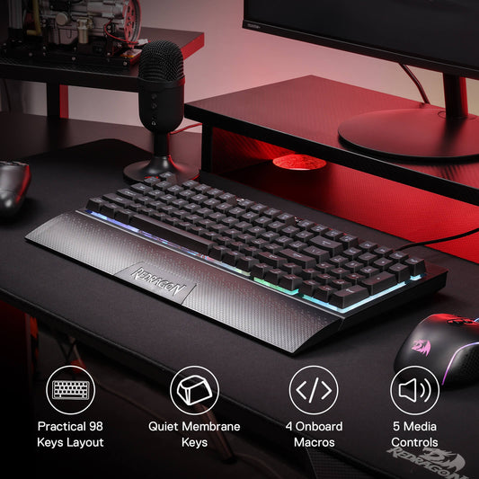 SHIVA K515 Membrane Gaming Keyboard - alternate view
