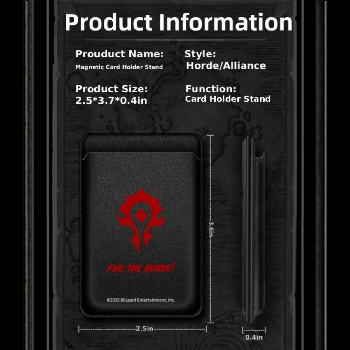 World of Warcraft Magnetic Wallet Doubles as Phone Stand, image 12 of 12 - enlarged view