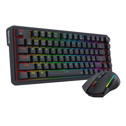 S168 3-Mode Wireless Gaming Keyboard & Mouse Combo - alternate view