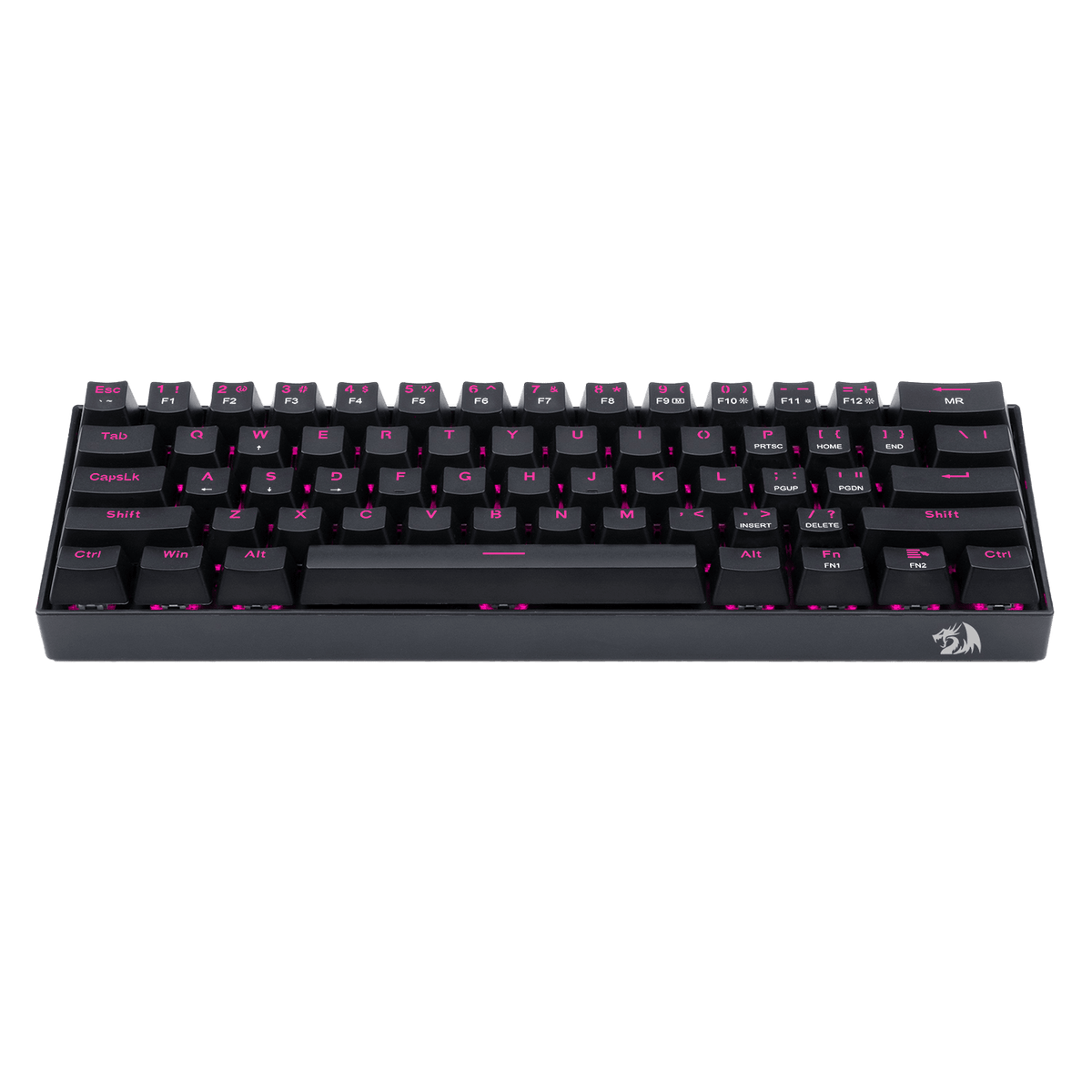 Redragon K630 60% Keyboard Pink LED Backlit, image 9 of 9 - enlarged view