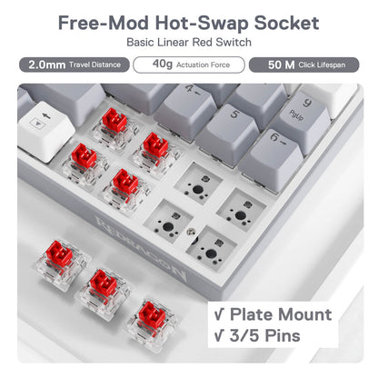 POLLUX K628 75% Wired Keyboard - thumbnail 8