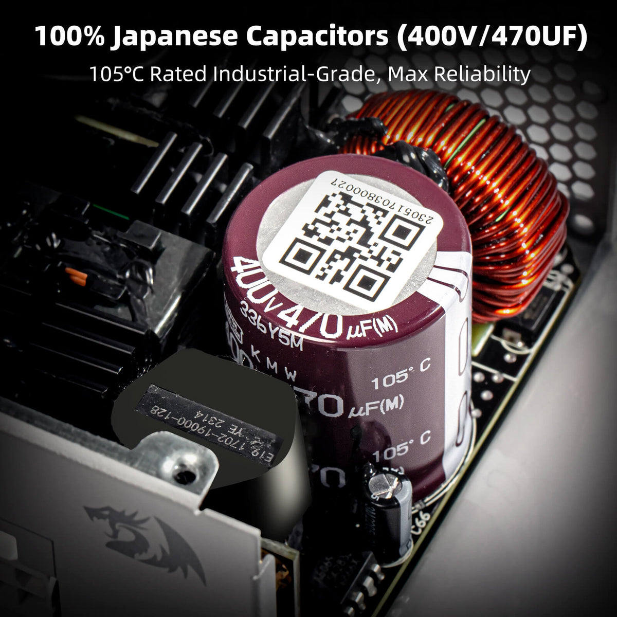 80+ Gold 650 Watt SFX Fully Modular Power Supply, image 5 of 8 - enlarged view