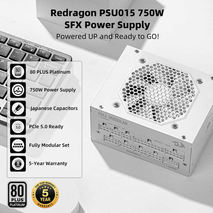 80+ Platium 750 Watt SFX Fully Modular Power Supply - thumbnail 2