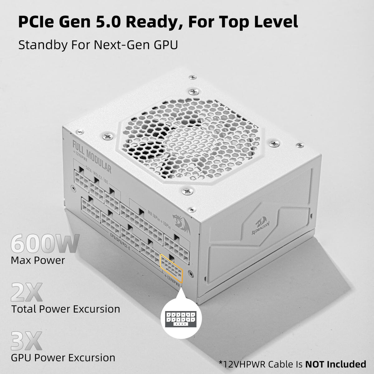 80+ Platium 750 Watt SFX Fully Modular Power Supply, image 8 of 10 - enlarged view