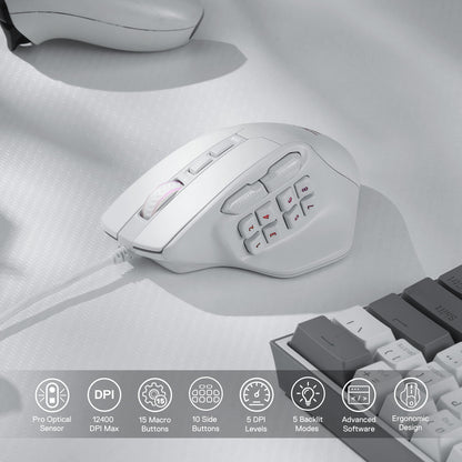 AATROX M811 MMO Gaming Mouse - thumbnail 16