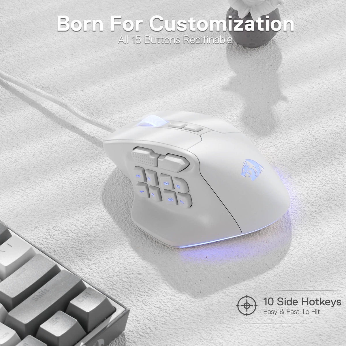 AATROX M811 MMO Gaming Mouse, image 17 of 17 - enlarged view
