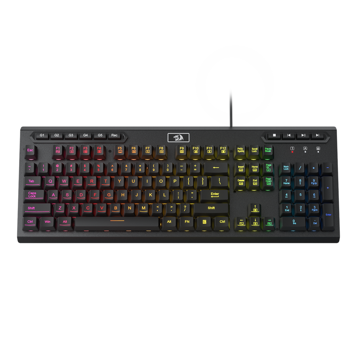 ADITYA K513 Wired Membrane Gaming Keyboard, image 2 of 18