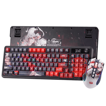 ARTEMIS K719 PRO Keyboard & PREDATOR M612 PRO Mouse Anime Combo - thumbnail 2