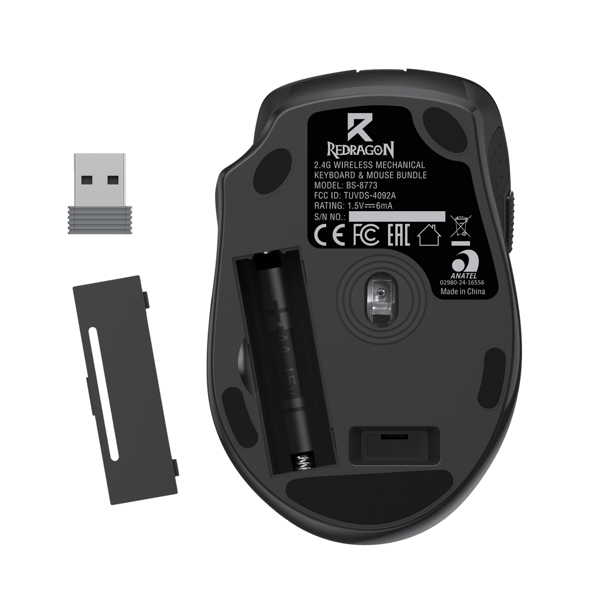 BS8773 Wireless Keyboard and Mouse Combo, image 10 of 48 - enlarged view