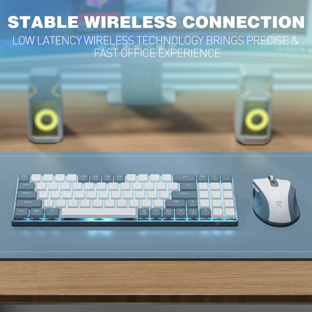 BS8773 Wireless Keyboard and Mouse Combo, image 17 of 48 - enlarged view