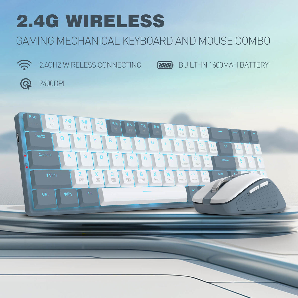 BS8773 Wireless Keyboard and Mouse Combo, image 14 of 44