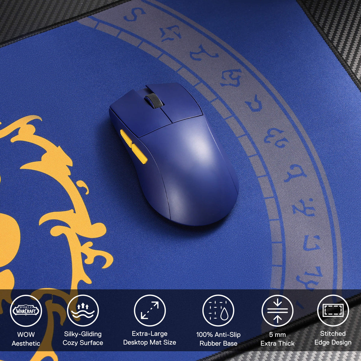 Blizzard XXL Gaming Mouse Pad/Desk Mat, image 5 of 12 - enlarged view