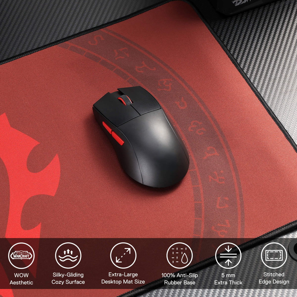 Blizzard XXL Gaming Mouse Pad/Desk Mat, image 9 of 12 - enlarged view