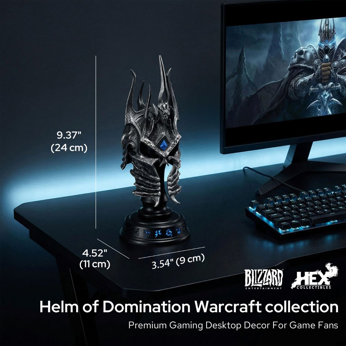 World of Warcraft Helm of Domination Replica Collectible, image 3 of 5 - enlarged view
