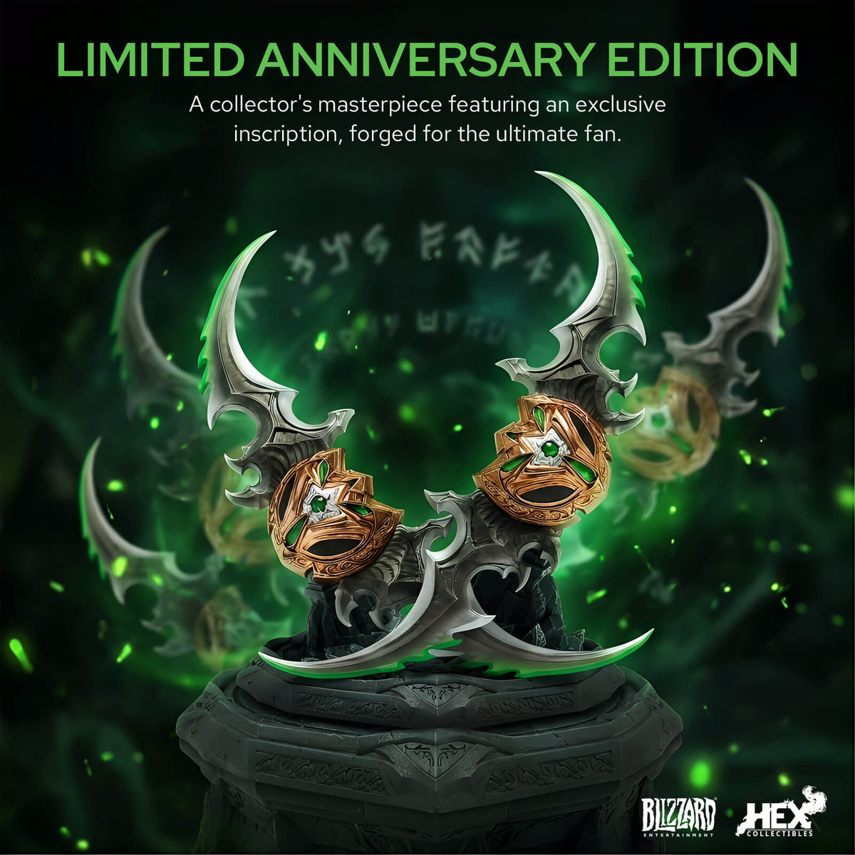 World of Warcraft Warglaives of Azzinoth Replica Collectible, image 2 of 5 - enlarged view
