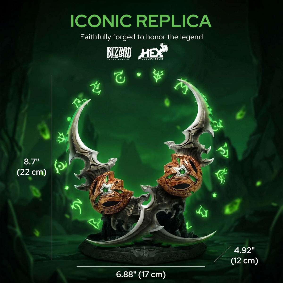 World of Warcraft Warglaives of Azzinoth Replica Collectible, image 4 of 5