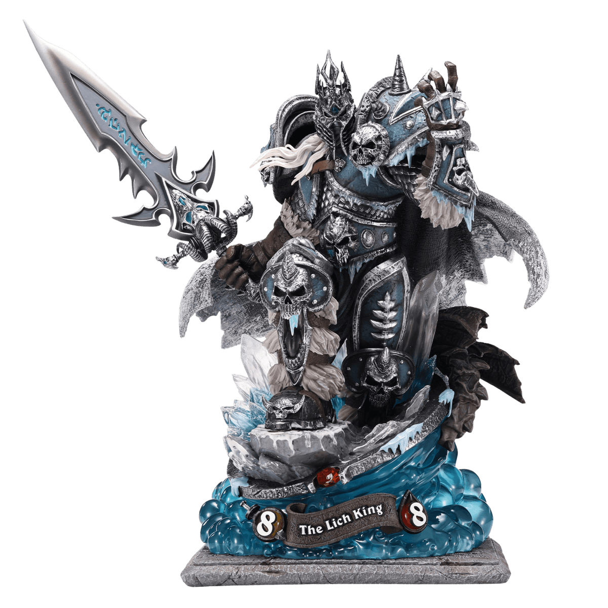 Hearthstone Lich King Figure, image 1 of 5 - enlarged view