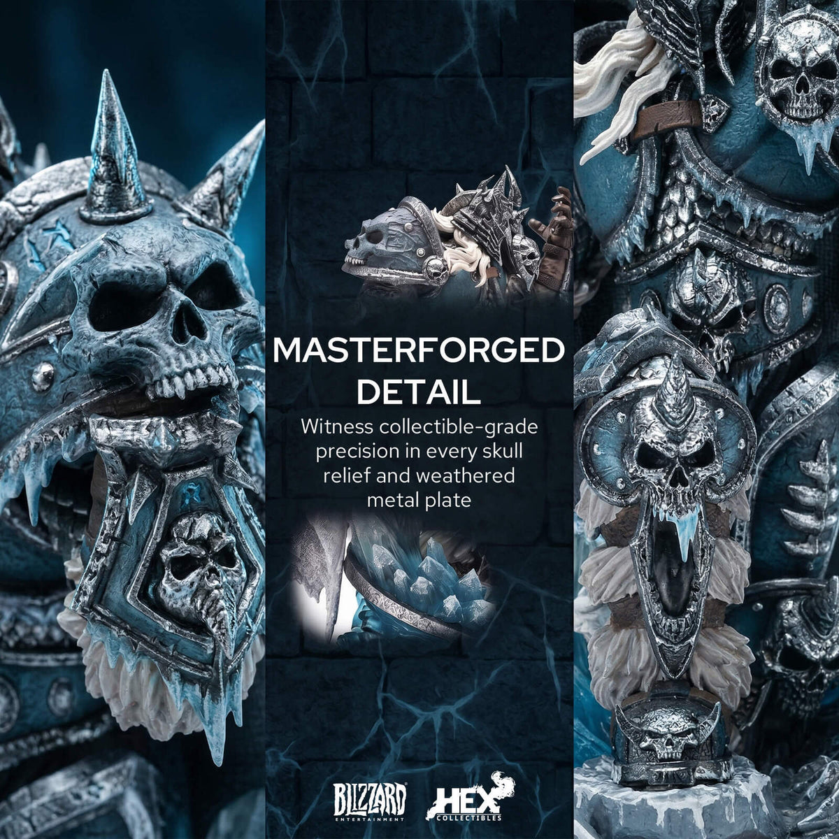 Hearthstone Lich King Figure, image 3 of 5 - enlarged view