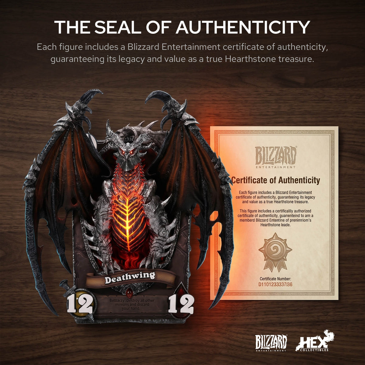 Hearthstone Deathwing Card Display Frame, image 5 of 5