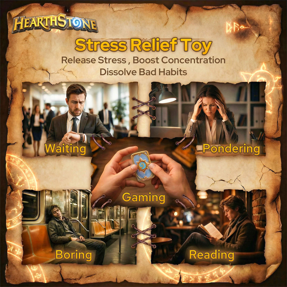 Hearthstone Fidget Toys Adults, image 7 of 11 - enlarged view