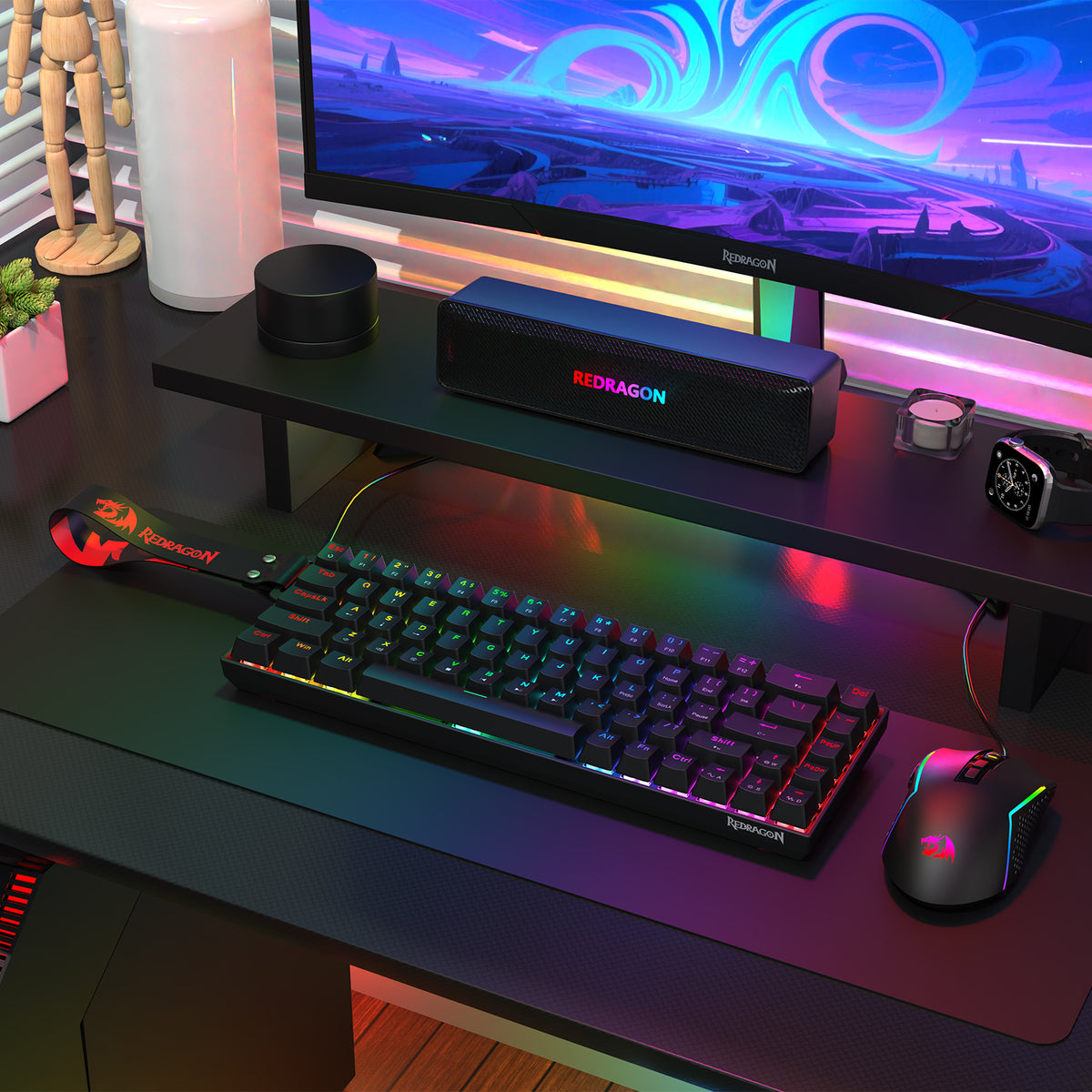CASTOR K631 HE Rapid Trigger Gaming Keyboard, image 12 of 14 - enlarged view