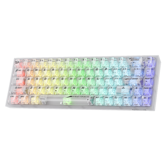Clavier mécanique entièrement transparent CASTOR K631 PRO  - alternate view