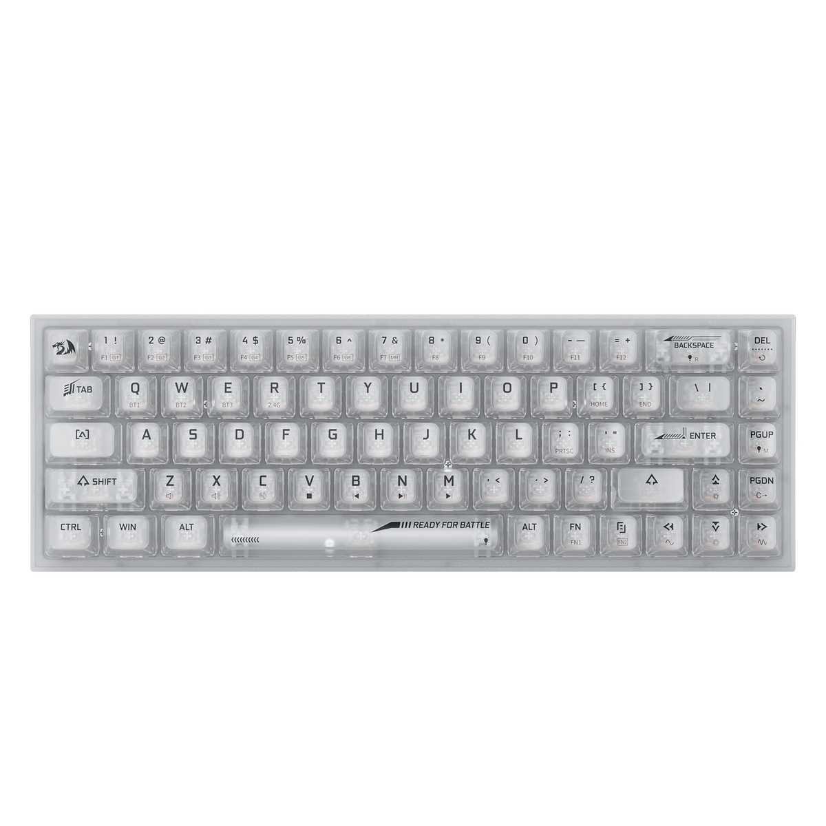 CASTOR K631 PRO Full-Transparent Mechanical Keyboard, image 3 of 11