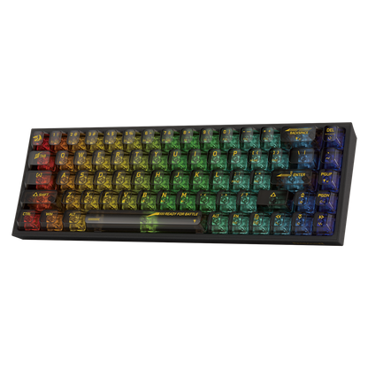 CASTOR K631 PRO Full-Transparent Mechanical Keyboard - thumbnail 1