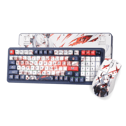 EISA K686 PRO SE Tastatur &amp; K1NG M916 PRO (1K Hz) Maus Anime Combo  - thumbnail 1