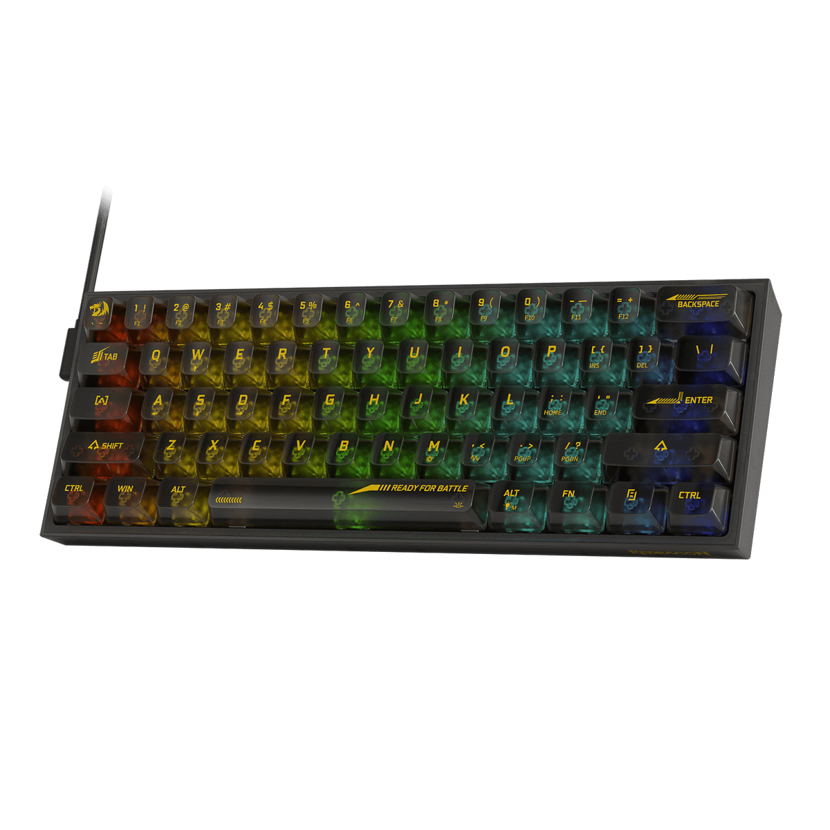 FIZZ K617 SE Full-Transparent Mechanical Keyboard, image 1 of 11 - enlarged view