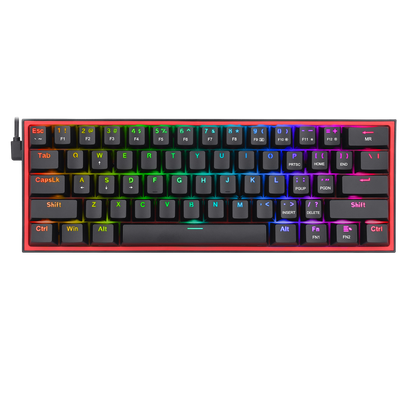 FIZZ K617 60% Wired Mechanical Keyboard (Red Inner) - thumbnail 1