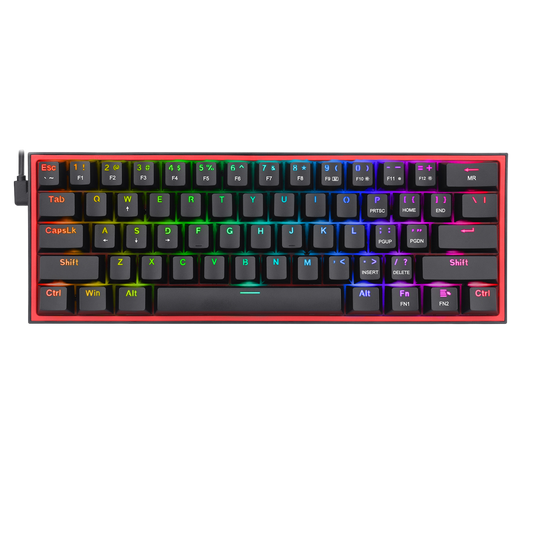 FIZZ K617 60% Wired Mechanical Keyboard (Red Inner)