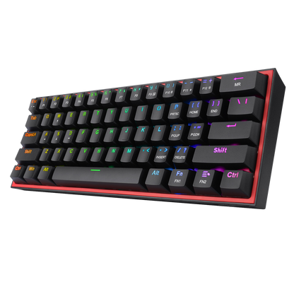 FIZZ K617 60% Wired Mechanical Keyboard (Red Inner) - thumbnail 2