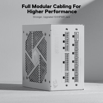 80 Plus® Gold Certified Fully Modular RGB PSU (Black & White) - thumbnail 10