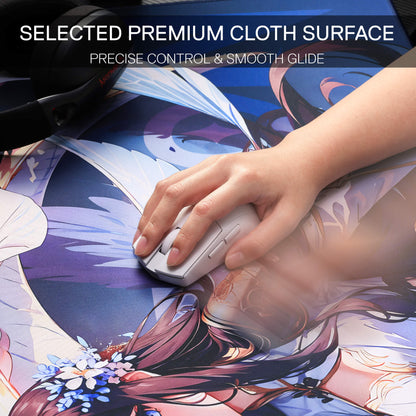 P046 Anime Blue Gaming Mouse Pad/Desk Mat - thumbnail 6