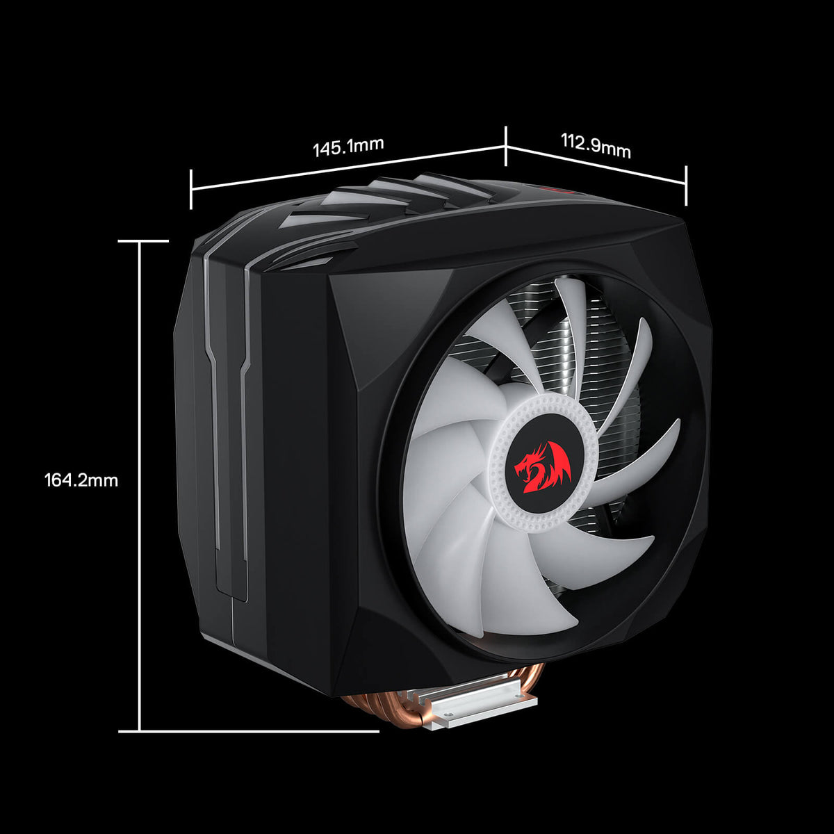 HODUR C219 ARGB Single Tower CPU Air Cooler, image 12 of 15 - enlarged view