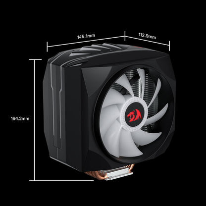 HODUR C219 ARGB Single Tower CPU Air Cooler - thumbnail 12