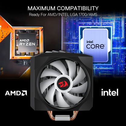 HODUR C219 ARGB Single Tower CPU Air Cooler - thumbnail 8