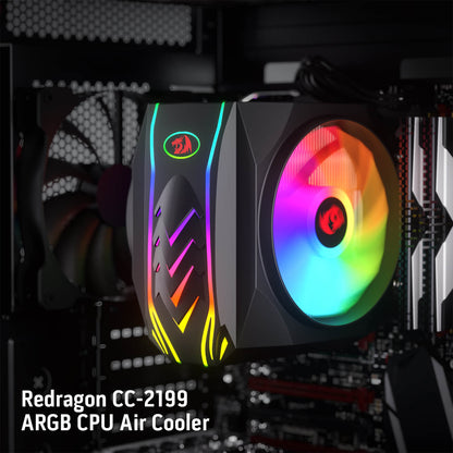 HODUR C219 ARGB Single Tower CPU Air Cooler - thumbnail 4