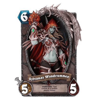 Hearthstone  Sylvanas Card Display Frame - thumbnail 1