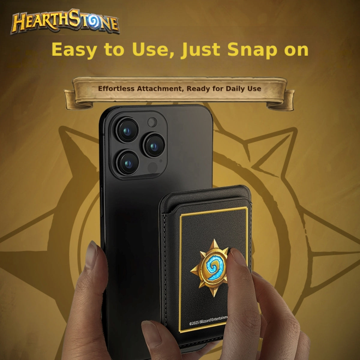 Hearthstone Magnetic Wallet Doubles as Phone Stand, image 4 of 9