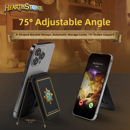 Hearthstone Magnetic Wallet Doubles as Phone Stand - thumbnail 5