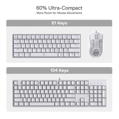 (Open-box) DRAGONBORN K630 Wired 60% Keyboard - thumbnail 14