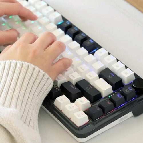 75% 81 Keys Hot-swappable Mechanical Gaming Keyboard