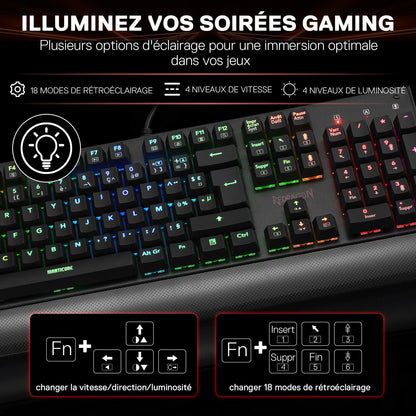 KALA K557 Clavier De Jeu À Membrane Filaire (French Layout Only) - thumbnail 4