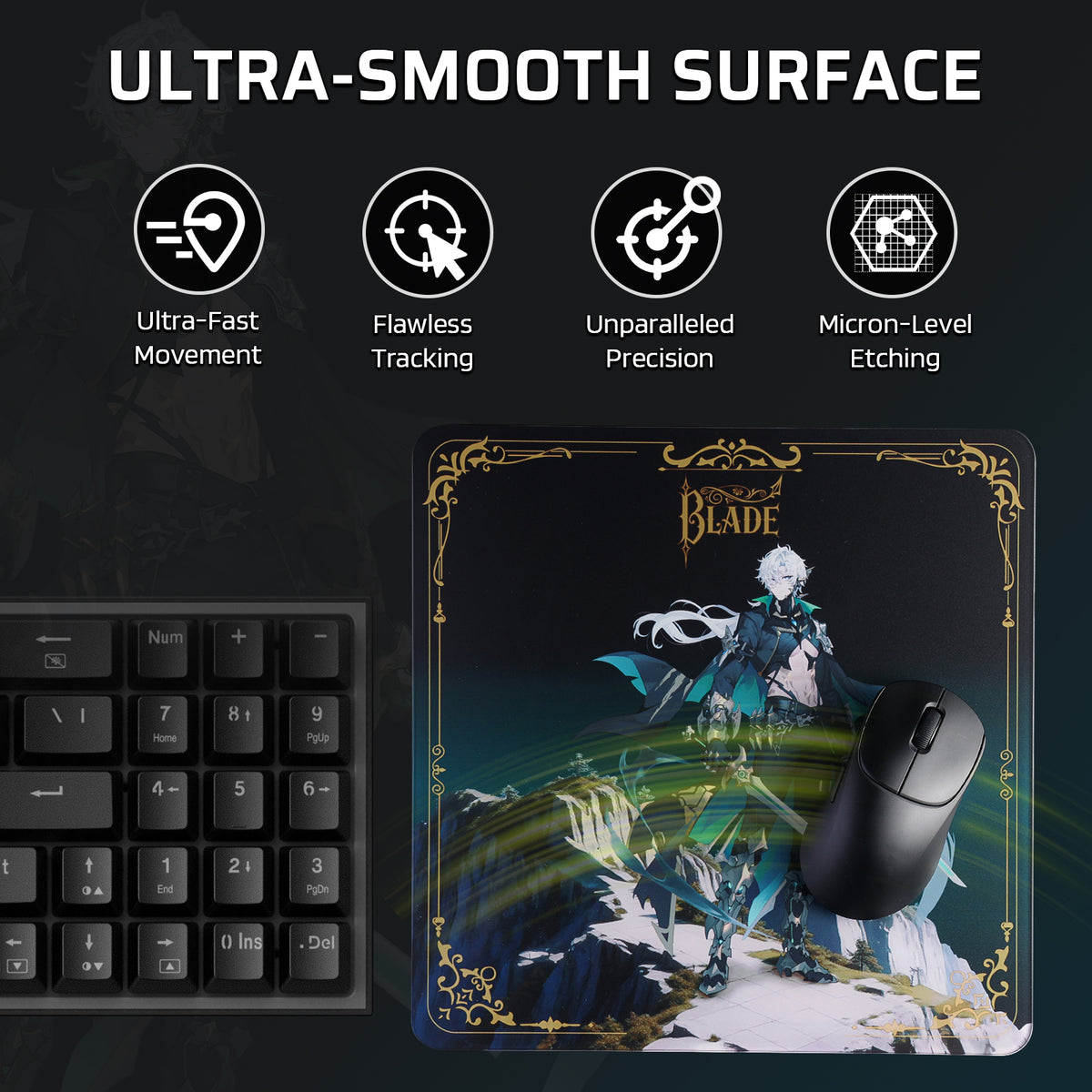 Drake Oath Glass Mouse Pad, image 10 of 31